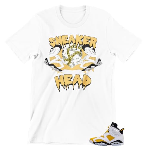 T Shirt to Match Jordan 6 Yellow Ochre Men's Matching Tees