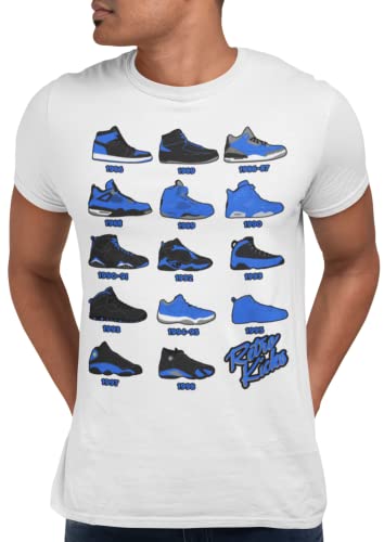 Shirt to Match Royal Black Jordan Retro 1 2 3 4 5 6 7 8 9 10 11 12 13 Sneakers, Men's Tee to Match Jordans