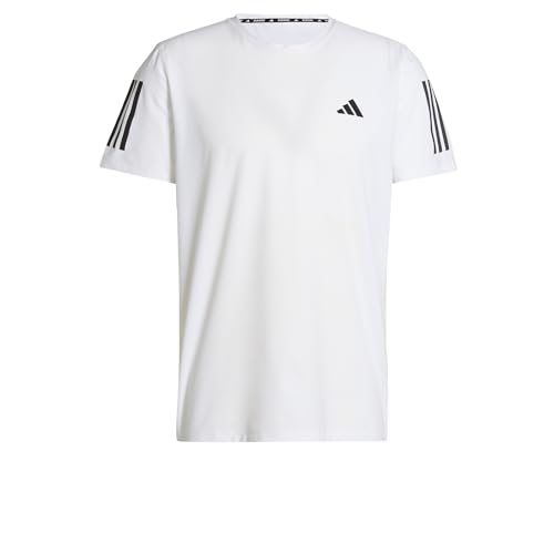 Adidas Men's Own The Run T-Shirt, White, Large