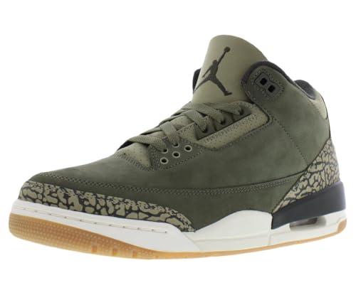 Jordan Air 3 Retro 'Medium Olive' (Olive Green) Size 9.5