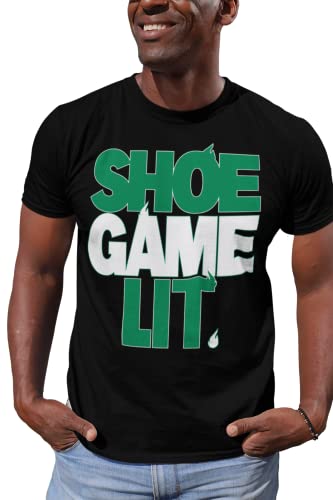Jordan 2 Retro Lucky Green Shirt to Match Green/White Shoes, Men's Tee to Match Jordan 2 Lucky Green
