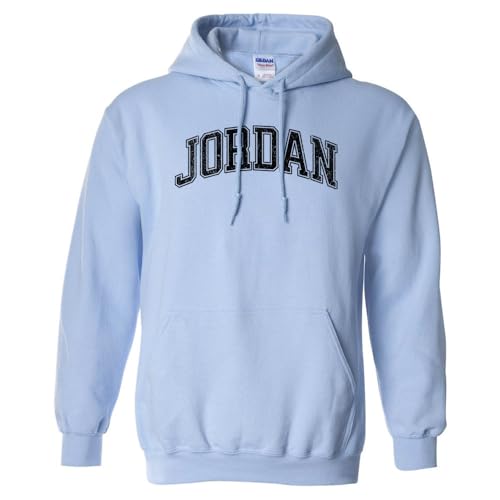 Arch Jordan Hoodie Sweatshirt Unisex Large Light Blue