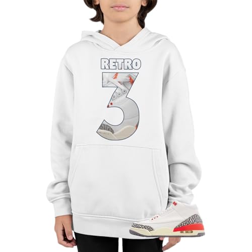 Boys (Youth) J3 Georgia Peach Hoodie To Match Jordan 3 Georgia Peach Sneaker
