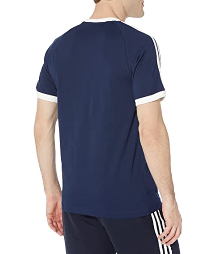 adidas Originals Mens Adicolor Classics 3-Stripes T-Shirt Night Indigo Small