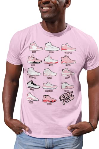 Shirt to Match Jordan Pink Retro Jordan Sneakers 1 2 3 4 5 6 7 8 9 10 11 12 13, Tee to Match Jordans
