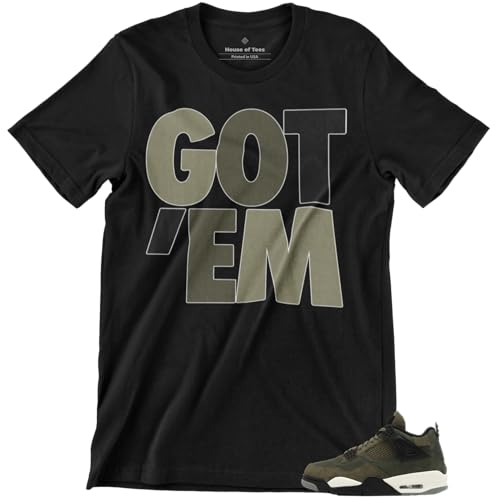 Shirt to Match Jordan 4 Craft Olive Men's Graphic Tee