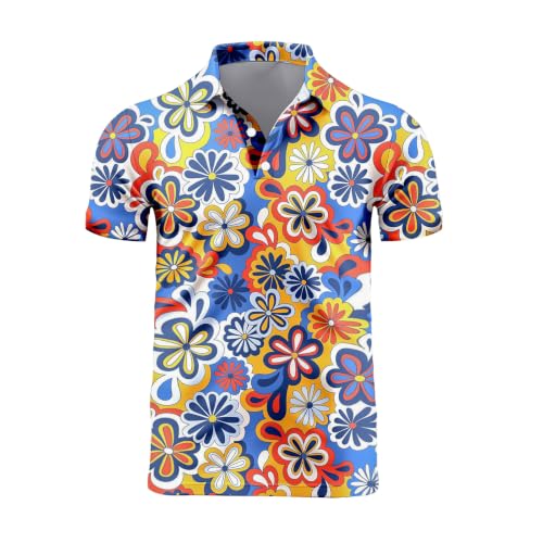 Mens Retro Vintage Short Sleeve Funny Outfits 70s Casual 1970s T-Shirts
