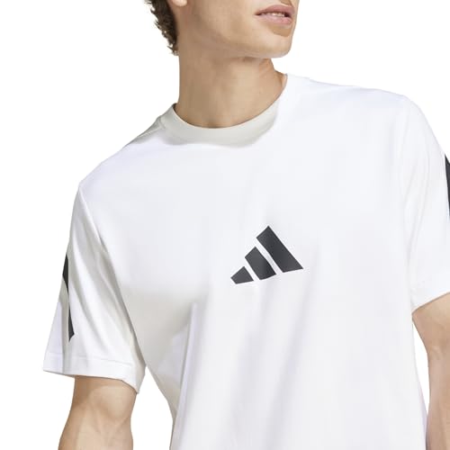 Adidas Men's Z.N.E. T-Shirt, White, Large