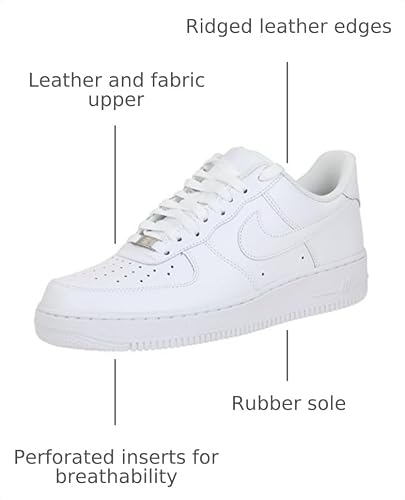 Nike Men's Shoes, White, 8.5