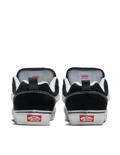 Vans Unisex Knu Skool Shoe - '90s Retro Puffy Low-Top Fashion Sneakers for Men & Women Black/True White