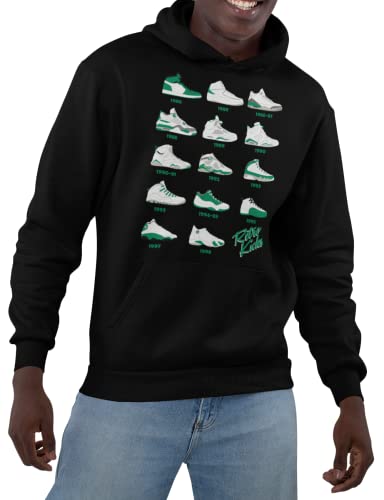 Retro Jordans Lucky Green Colors Men's Hoodie Sweatshirt Pullover
