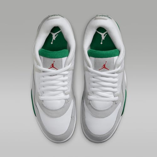 Air Jordan 4 RM Men's Shoes (FQ7939-103, White/Neutral Grey/Wolf Grey/Pine Green) Size 9.5