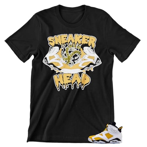 T Shirt to Match Jordan 6 Yellow Ochre Men's Matching Tees
