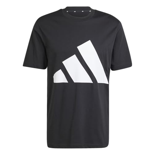 Adidas Men's Essentials Big Logo T-Shirt, Black/White, X-Large