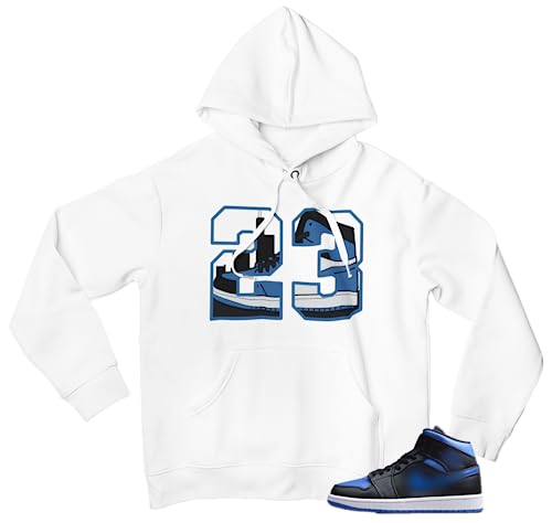 Hoodie To Match Jordan 1 Royal, Men's Pullover Sweatshirt