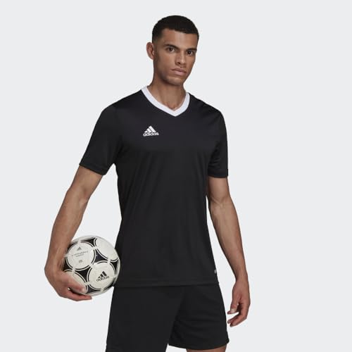 adidas Men's Entrada 22 Jersey, Black, Large