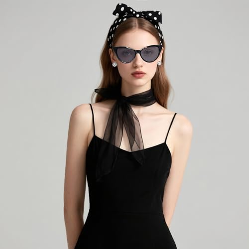 Bcxfbxd 7 Pcs 50's Women Costume Accessories Set for Girls