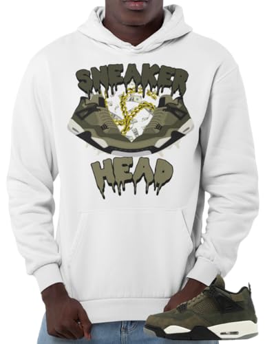 Hoodie To Match Jordan 4 Craft Olive Men's Graphic Hoodies
