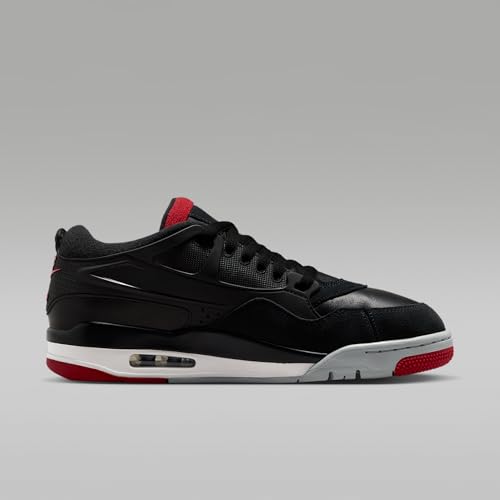 Air Jordan 4 RM Men's Shoes (Black/Wolf Grey/White/Varsity Red) Size 11