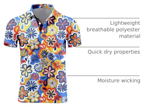 Mens Retro Vintage Short Sleeve Funny Outfits 70s Casual 1970s T-Shirts