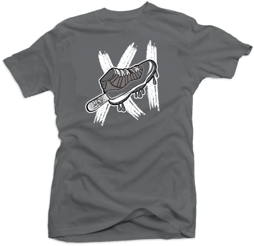 Jordan 11 Cool Grey Match Tees - Ice Cream Grey | Medium
