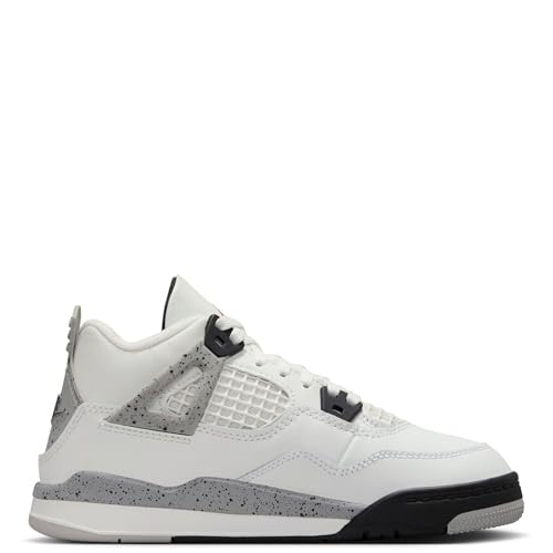 JORDAN 4 RETRO (PS) "SUMMIT WHITE/FIRE RED-CEMENT GREY-BLACK"
