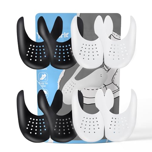 YOLOPARK 4 Pairs Creases Protector for Shoe Sneakers:AF1s,Dunks and More, Anti Creases Protector for Men's 7.5-13 Women 5-8.5