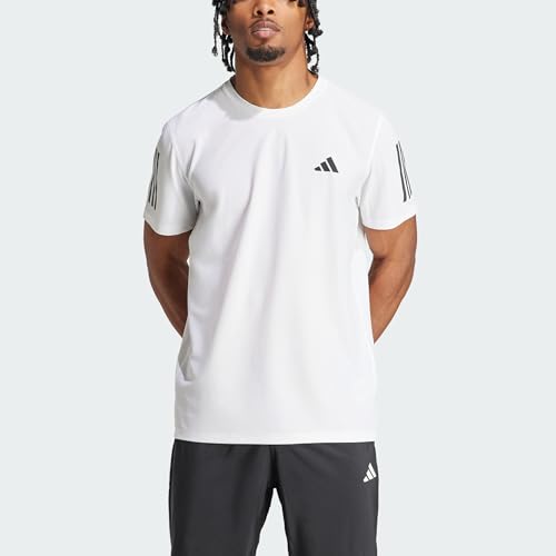 Adidas Men's Own The Run T-Shirt, White, Large