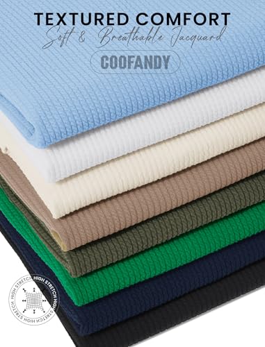 COOFANDY Men's Vintage Crochet Tank Top V Neck Sleeveless Knitwear Textured Summer Retro 70s Outfit, Light Blue, Medium