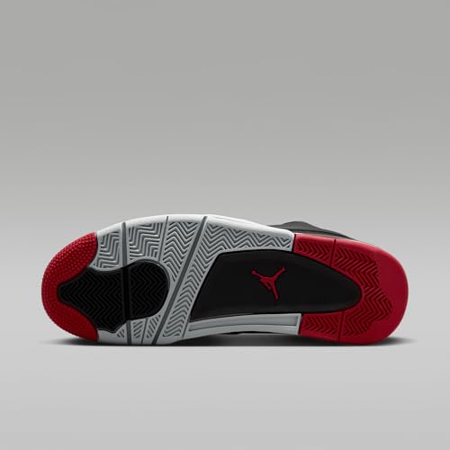 Air Jordan 4 RM Men's Shoes (Black/Wolf Grey/White/Varsity Red) Size 11
