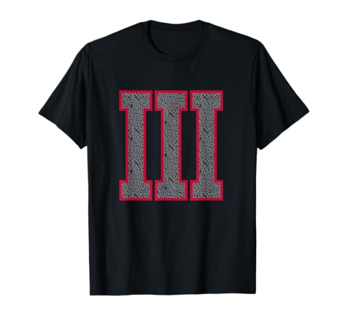 Black Cement 3 Shirt T-Shirt