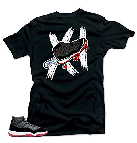 Jordan 11 Bred 2019 Match Shirts (Jordan 11 Bred 2019 - Ice (Black), M)