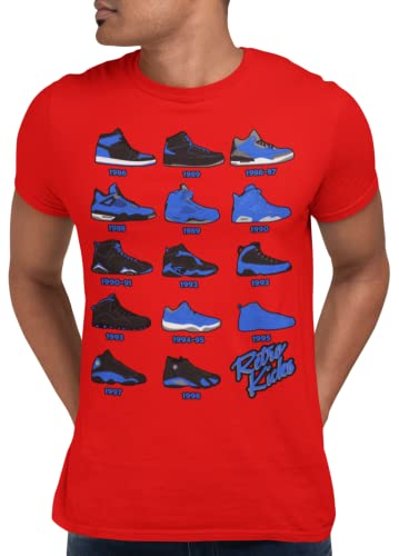 Shirt to Match Royal Black Jordan Retro 1 2 3 4 5 6 7 8 9 10 11 12 13 Sneakers, Men's Tee to Match Jordans