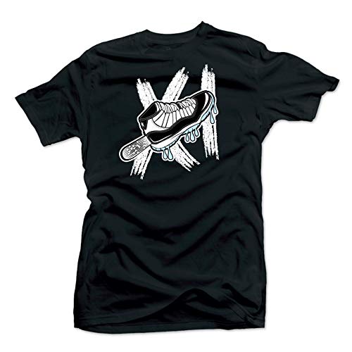 SNELOS Shirt to Match Jordan (Jordan 11 Concord Bull XI Shirt (Black), M)
