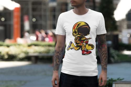 Jordan What The 5 Moon Man Shirt to Match Clothing Men's T Shirt Black