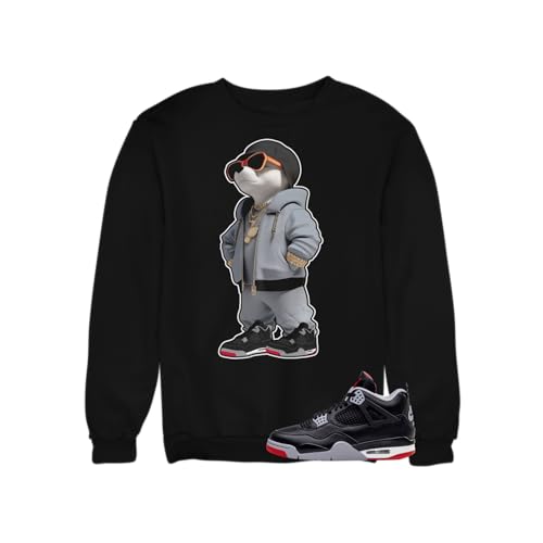Sweatshirt To Match Jordan 4 Bred Reimagined Men's Sweatshirts