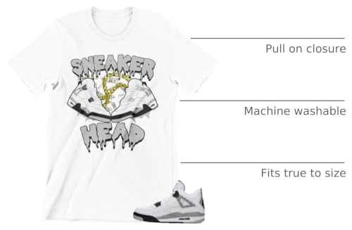 Shirt to Match Jordans Sneaker Head J4 Men's Tee, Streetwear Tshirts