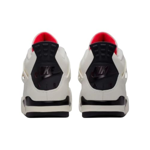 Air Jordan 4 Retro Flight Club Men's Shoes (Sail/University Red/Black) Size 10.5