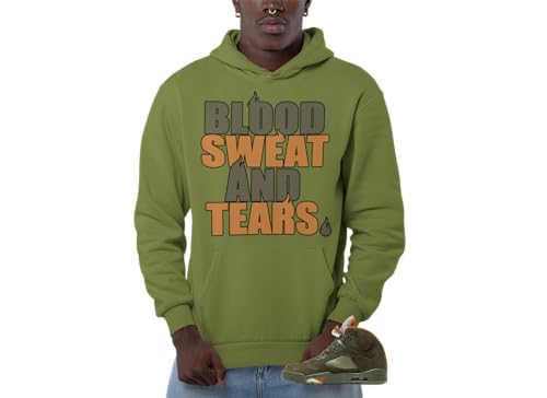 Hoodie To Match Jordan 5 Olive Graphic Hoodies