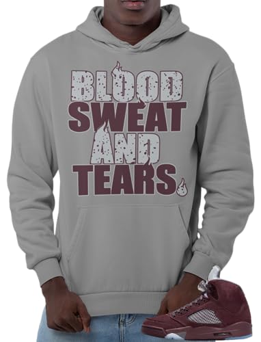Hoodie To Match Jordan 5 Burgundy Men's Graphic Hoodies