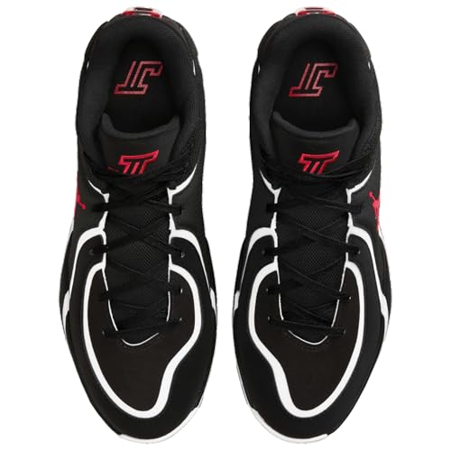 Jordan Tatum 4 Bred - Men's (Black/University Red/White) Size 12