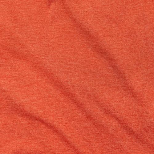 Tee Luv Men's Faded Orange Crush Shirt - Retro Crush Soda Logo T-Shirt, Orange Heather, L