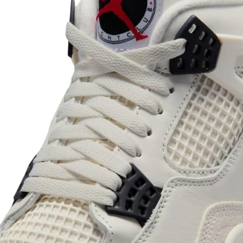 Air Jordan 4 Retro Flight Club Men's Shoes (Sail/University Red/Black) Size 10.5