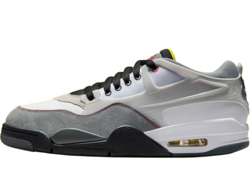 Men's Air Jordan 4 RM PRM White/Fire Red-Black (IB8052 100) - 9.5