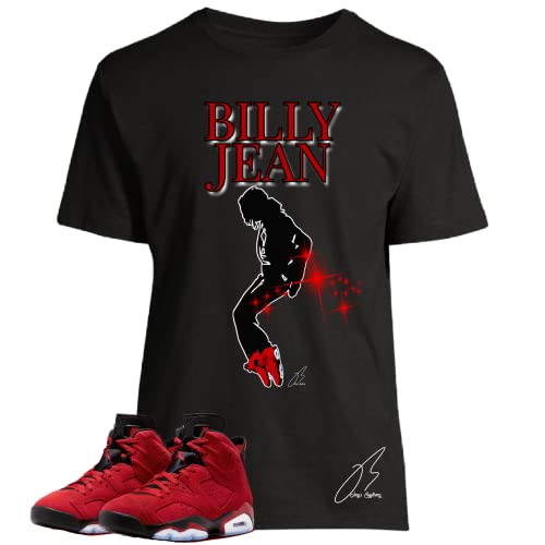 Shirt To Match Jordan Retro 6 Toro Bravo/Red,Billie J Unisex Graphic Tee,Shoe Coordinating,Best Gift (XL)