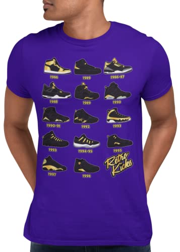 Shirt to Match Gold Black Jordan Retro 1 2 3 4 5 6 7 8 9 10 11 12 13 Sneakers, Men's Tee to Match Jordans
