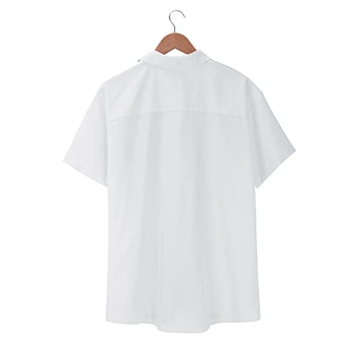 Vintage Bowling Shirts Mens 1950s Retro Short Sleeve Button Down Shirts Casual Regular Fit Summer Hawaiian Beach Tops