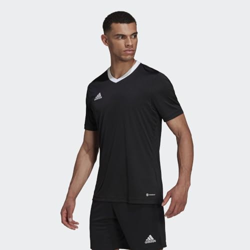 adidas Men's Entrada 22 Jersey, Black, Large