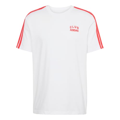 Adidas Men's Codes Collegiate Sportswear T-Shirt, White, Large