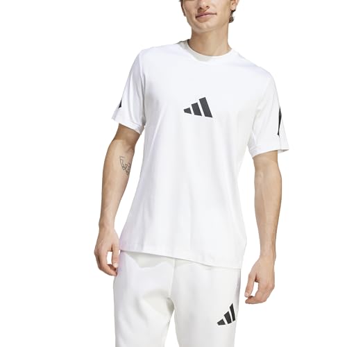 Adidas Men's Z.N.E. T-Shirt, White, Large